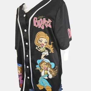 Bratz Short Sleeve V-Neck Jersey Size 2XL